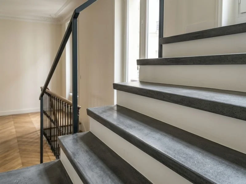 Béton Ciré Escalier réalisation 3