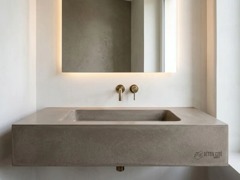 Béton Ciré Salle de Bain réalisation 3