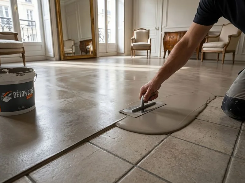 Béton Ciré Sol réalisation 2